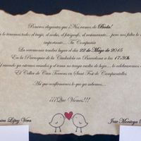 Invitaciones de boda en botella - 1