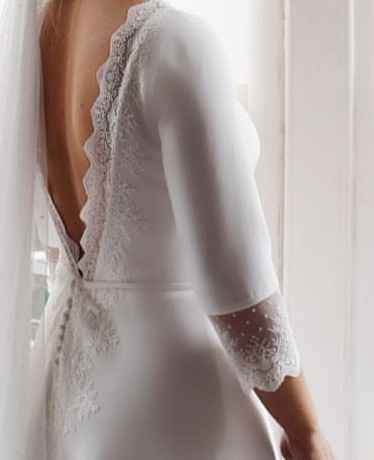 Dilema con la manga del vestido para boda en Septiembre - 1