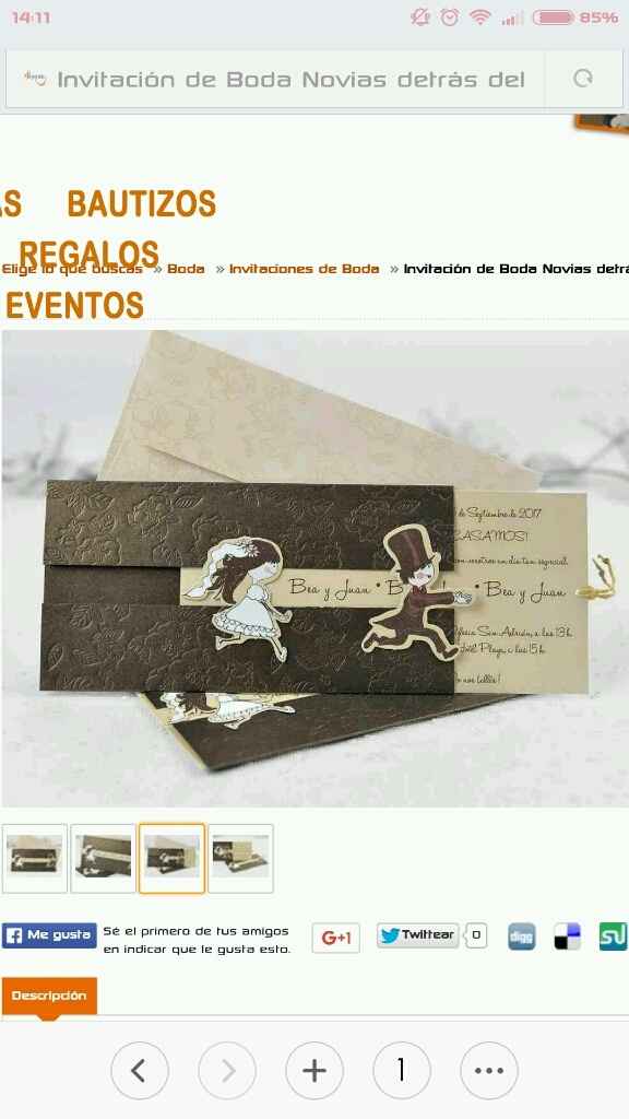 Mis invitaciones de boda!!! - 1