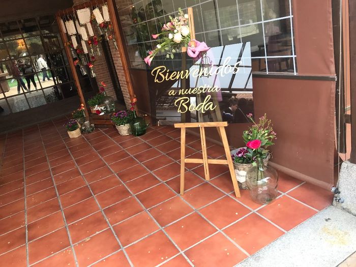 Cartel - bienvenidos a Nuestra Boda