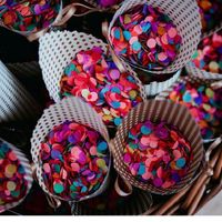 Conos con confeti de colores ayuda!! - 1