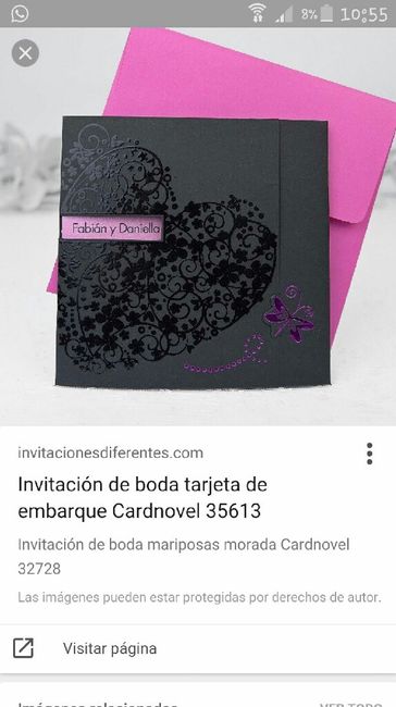 Sobres de invitaciones - 1