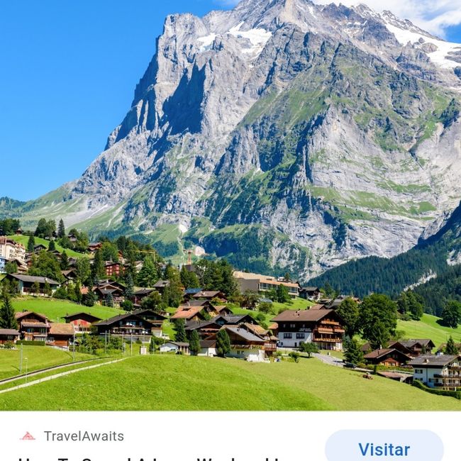 Ruta de tren en suiza 1