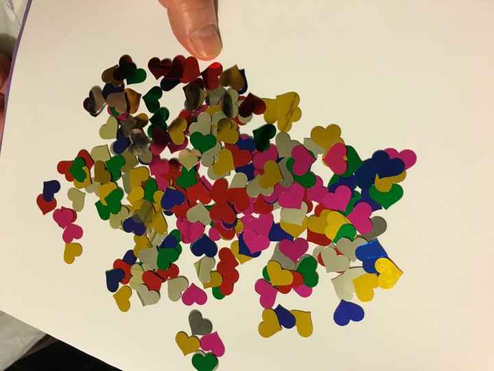 ¿qué tirar a la salida de los novios? confeti, petalos, etc. - 1