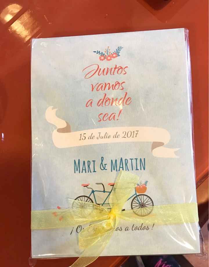 Ya tengo mis invitaciones!!! - 1
