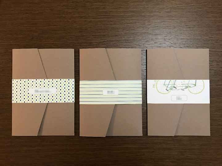 invitación cerrada con diferentes bandas