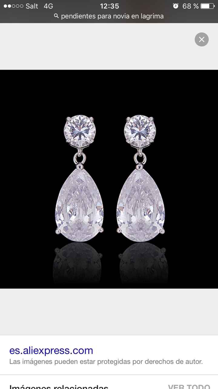 Pendientes en lagrima