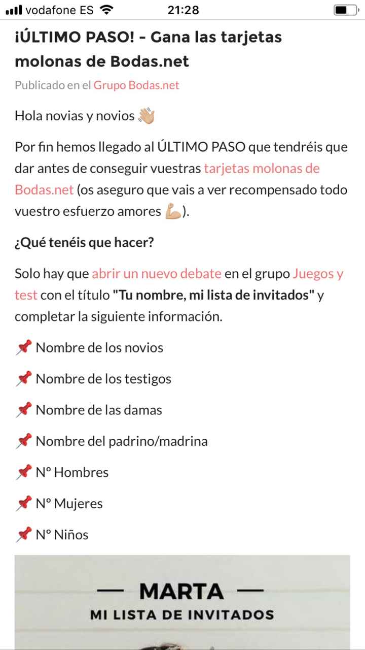 Ana, mi lista de invitados - 1
