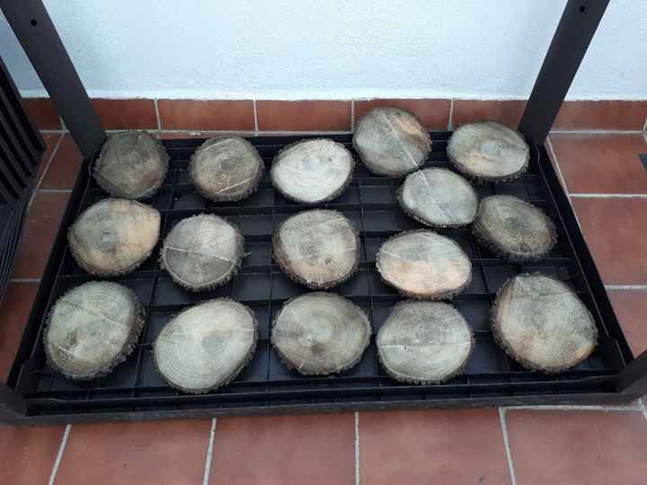 Rodajas de madera caseras!! - 1