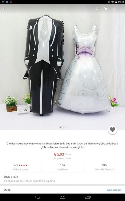 Globos novios - 1