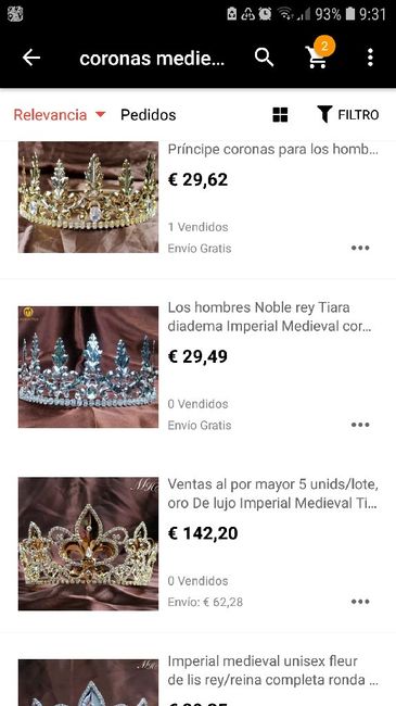 Tocado, corona o tiara - 1