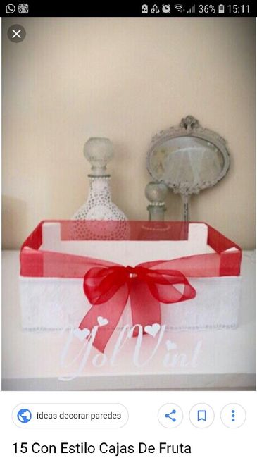 Decoracion con caja de fruta - 1