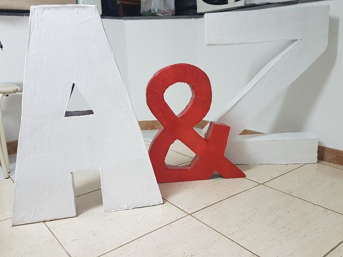 Letras carton xxl diy - 1