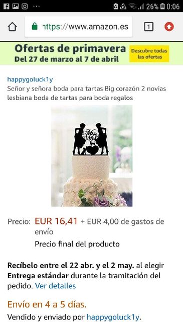 Dos muñecas de tarta nuncial - 2