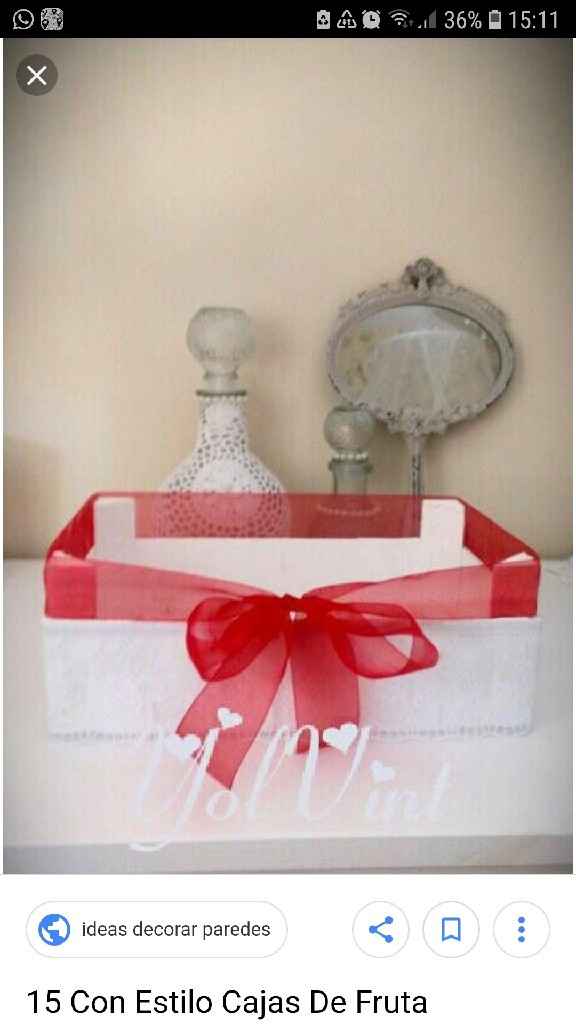 Decoracion con caja de fruta - 1