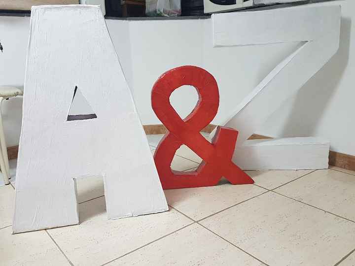 Letras carton xxl diy - 1