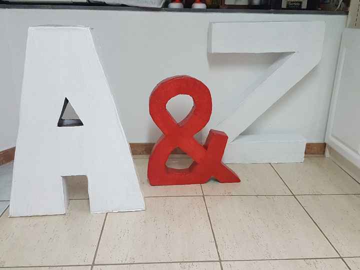 Letras carton xxl diy - 2