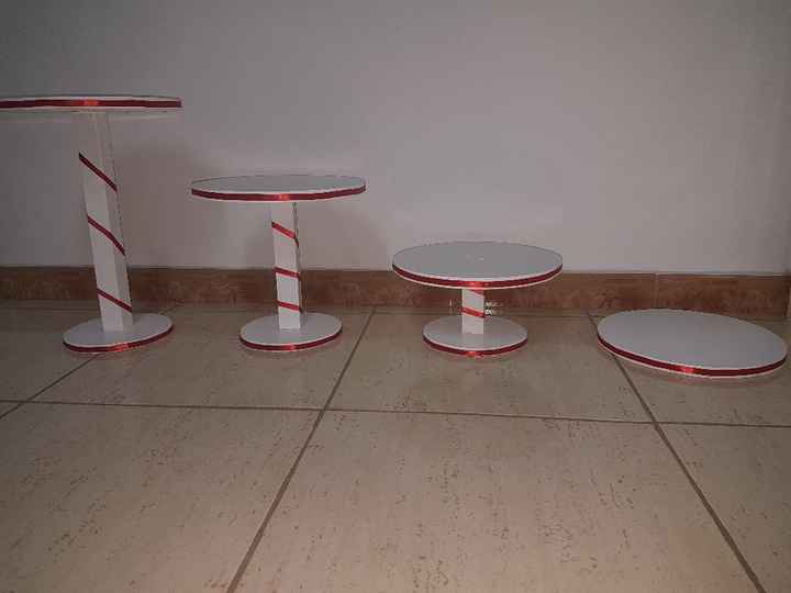 Soportes de tartas de madera - 1