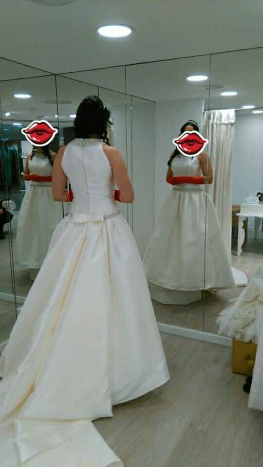 Primera prueba vestido. que os parece?? - 2