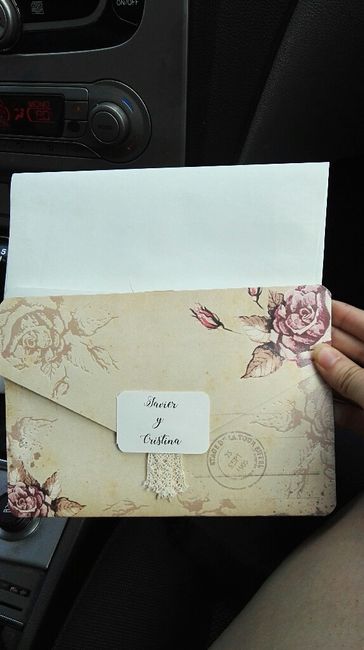 Nos llegaron las invitaciones - 1