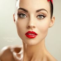 Inspiración maquillaje para labios rojos - 12