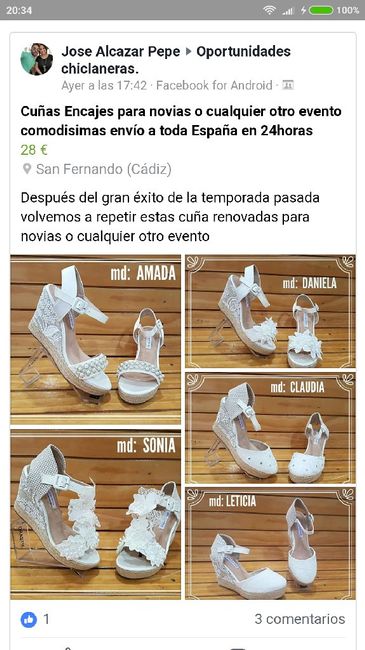 Alapargatas de novia - 1