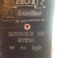 cartel para la zona de ceremonia