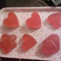 corazones de glicerina