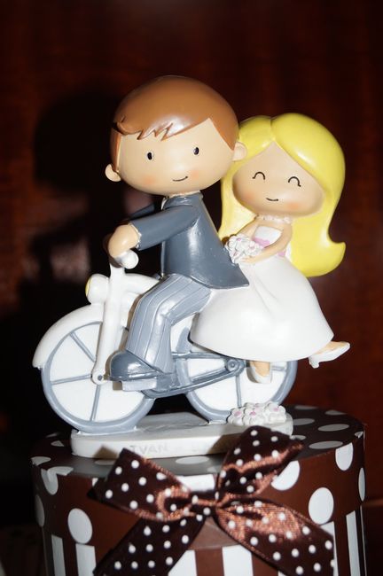Novios en bici