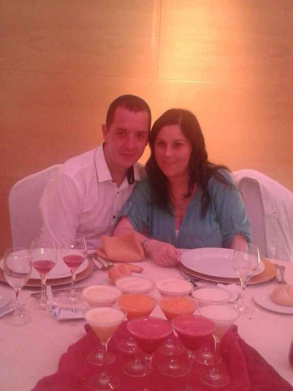 En la prueba del menu