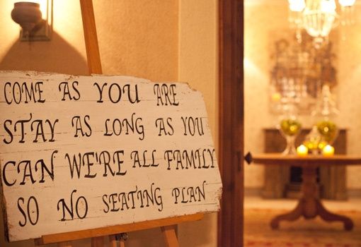 NO SEATING PLAN