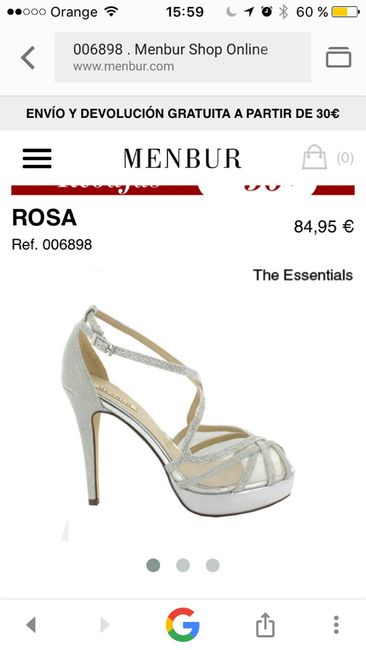 Zapatos para vestido rose/natural - 1