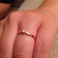 Nuestros anillos de compromiso... - 1
