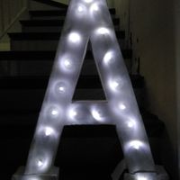Letras con luces led - 3