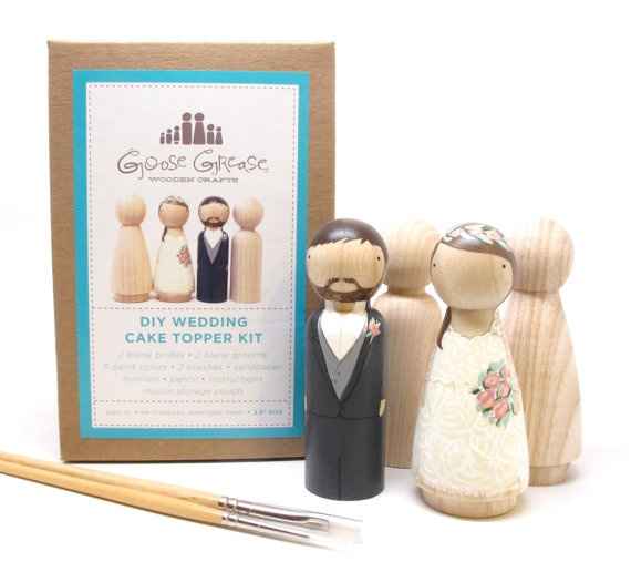 Minigüinis madera novios