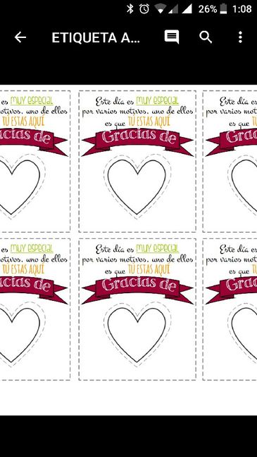 Tarjetas de agradecimiento Gominola 1