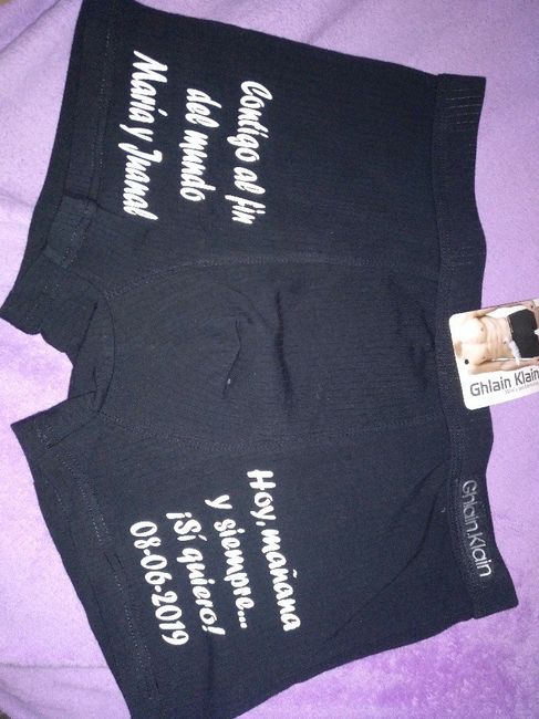 Calcetines y calzoncillo padrino y novio - 5