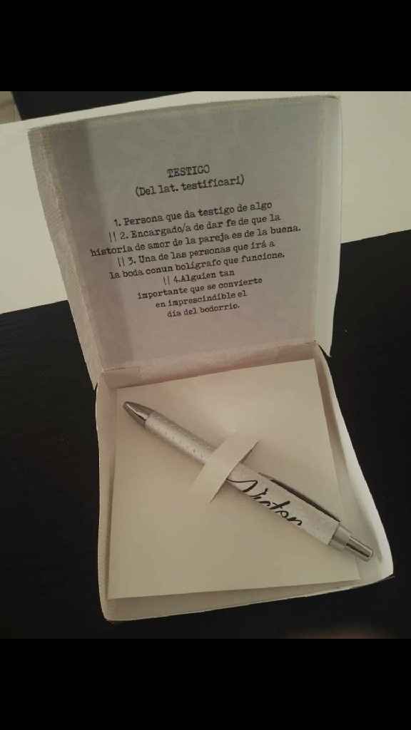 Bolígrafos para testigos - 2