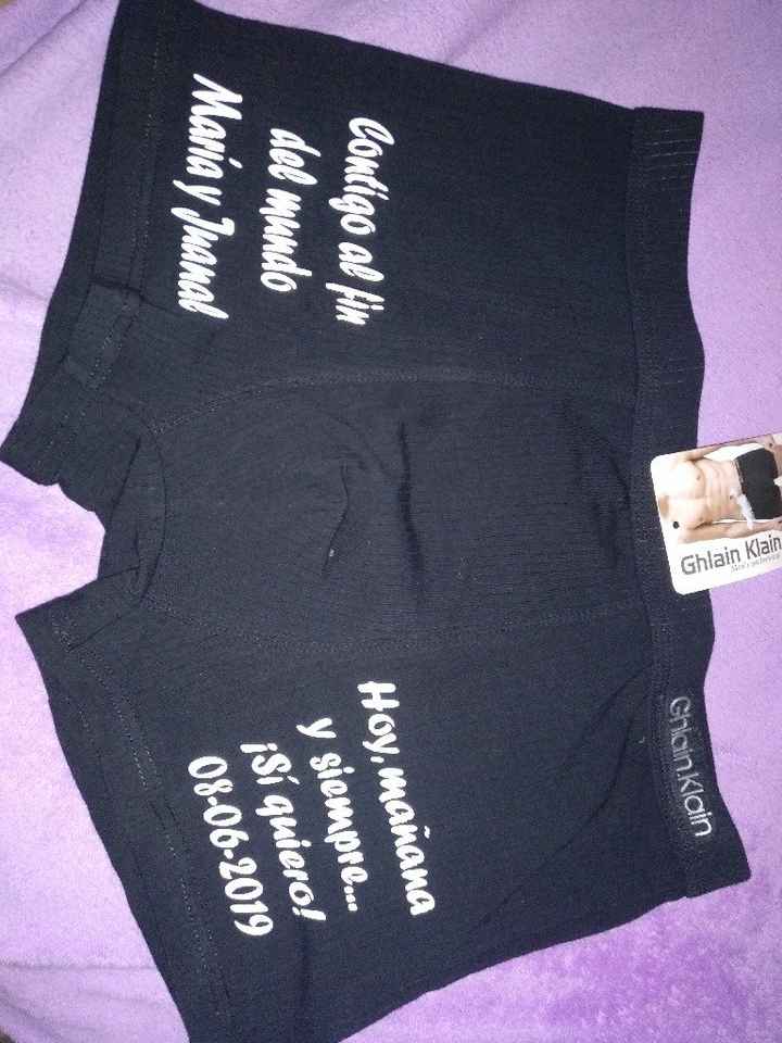 Calcetines y calzoncillo padrino y novio - 5
