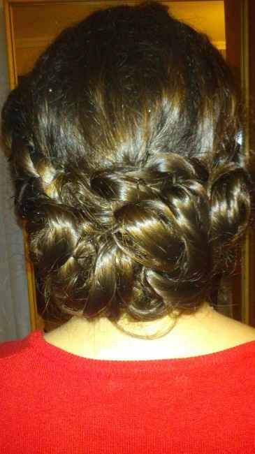 Prueba de peinado con trenza - 2