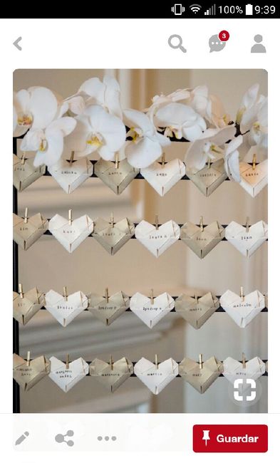 Ideas sencillas para seating plan - 2