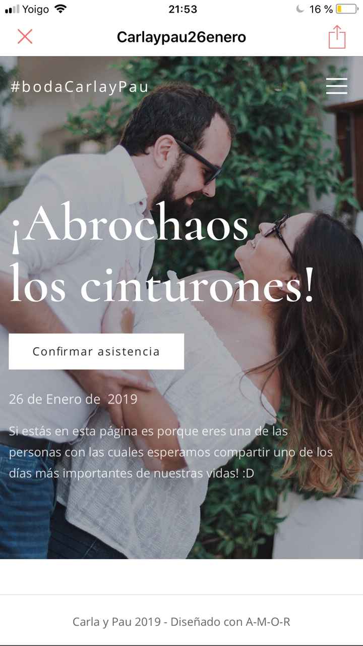 Webpage boda 💁🏻‍♀️ - 1