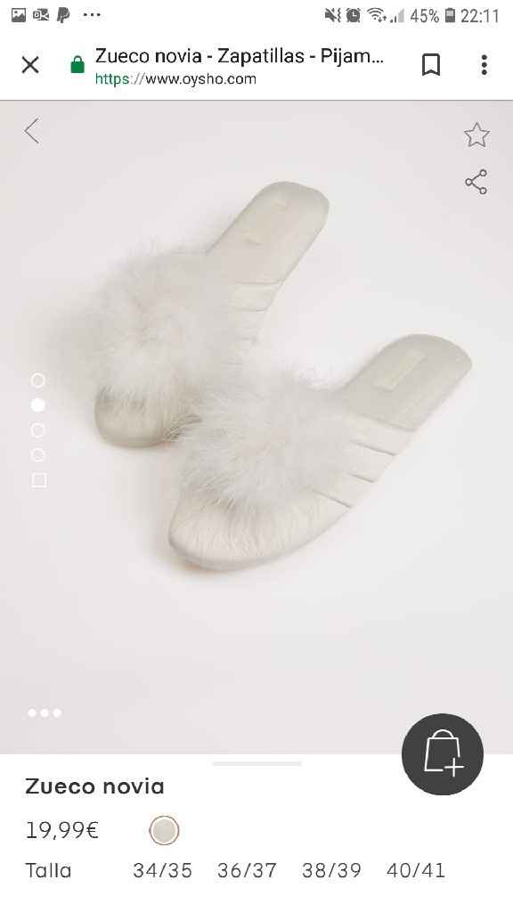 Zapatillas de andar por casa novia - 1