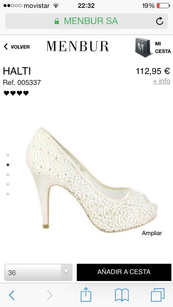 Nuestros zapatos menbur!! - 1