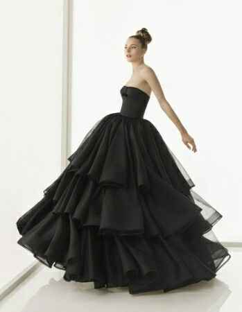 ¿Te casarías vestida de negro? - 1