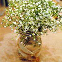 tarros con flores