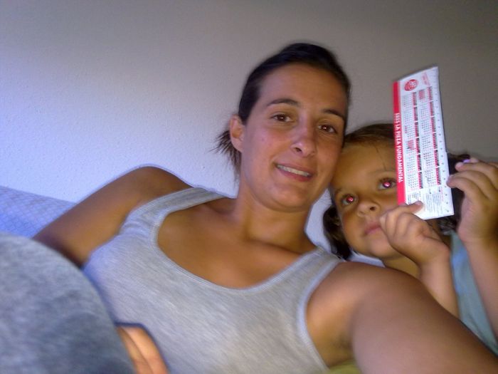 con lo mejor de mi vida mi gordita