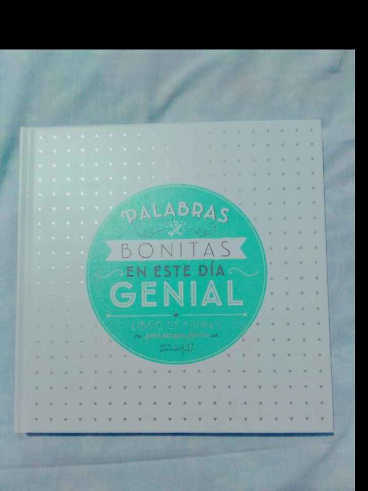 Ya tenemos nuestro libro de firmas, nos encanta!!! - 1