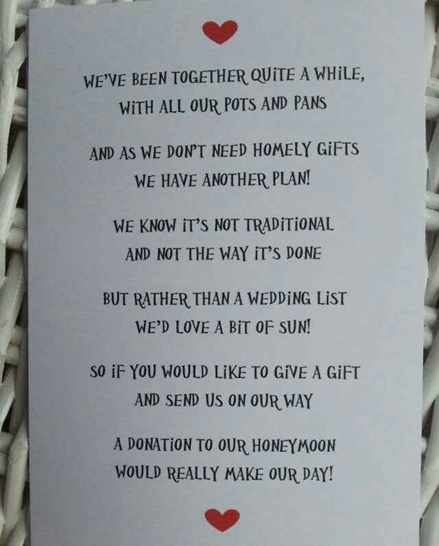 A 12 días de la boda y ni un solo regalo aún - 1