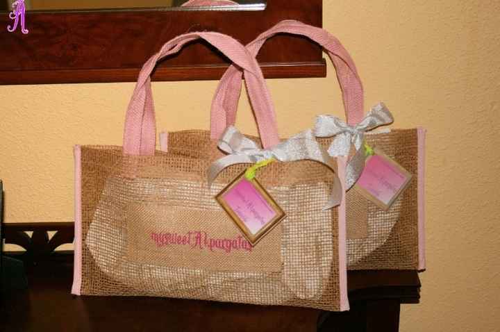 Bolsas para regalos de tela de saco